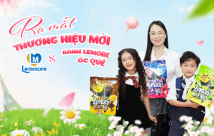 Ra mắt thương hiệu mới LEMMORE và bánh ốc quế Lemore