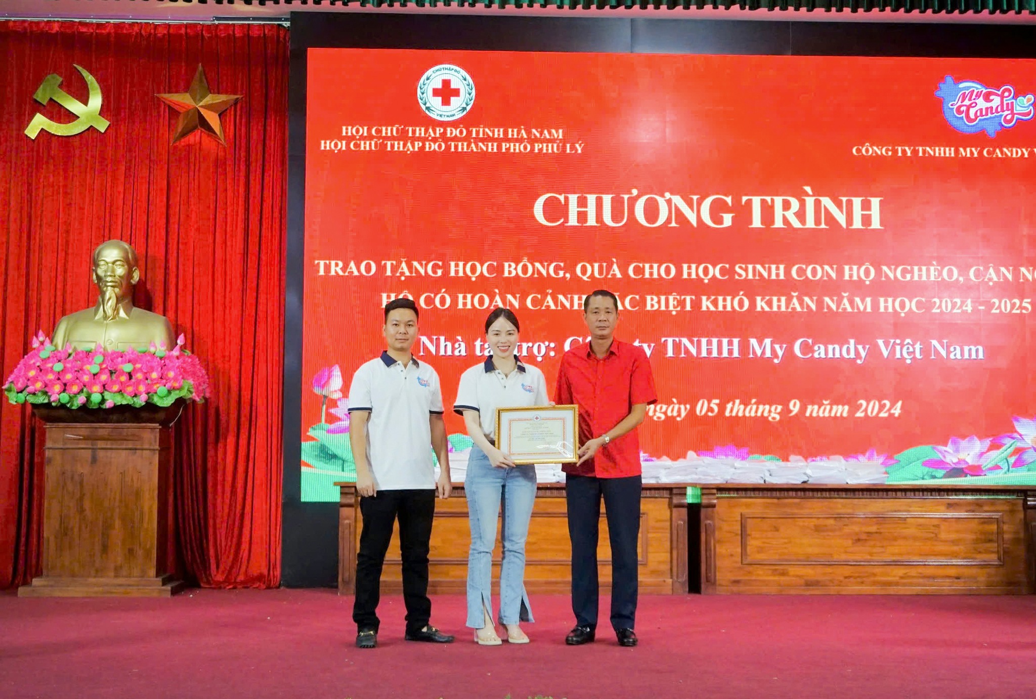 Kết nối yêu thương, My Candy chung tay trao cơ hội cho học sinh nghèo Hà Nam