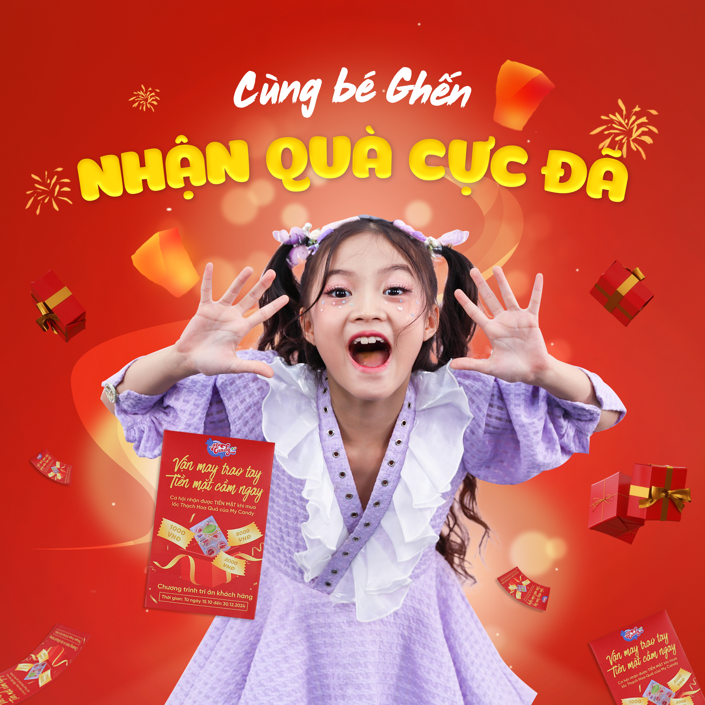 Lì xì may mắn Thạch Vũ Trụ 3D