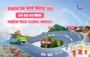 Thạch Vũ Trụ 3D đổ bộ 03 tỉnh miền Tây